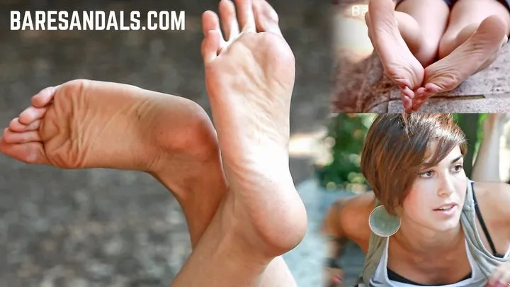 Ginevra's stunning long toes, flexible soles, and slender feet - Video update 13288