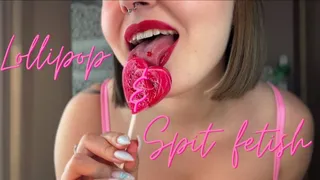 Lolipop and spitfetish