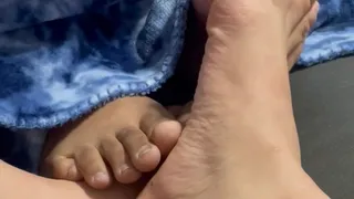 Playing Sweet Barefoot Footsies with Goddess India