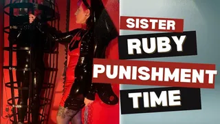 Miss Ruby the Latex nun, punishment time for latex boy the sinner Episode 1