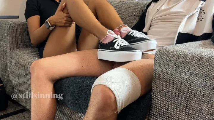 Your CUM load INSIDE my Vans