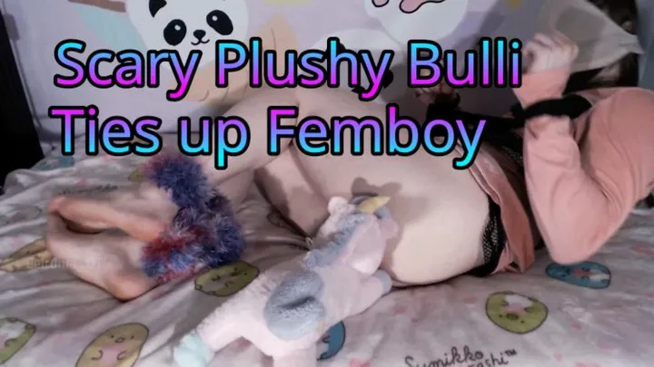 Scary Plushy Bulli Ties Up Femboy