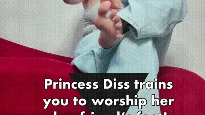 Princess Diss Trains You To Worship Her Boyfriend's Feet!