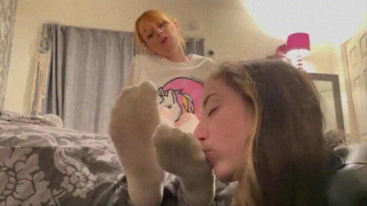 Femsub Worships Domme's Knee-High White Socks - Findom Femdom Paypig