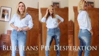 Blue Jeans Pee Desperation