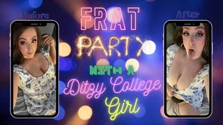 Frat Part With Ditzy Party Girl