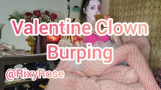 Valentine Clown Burping