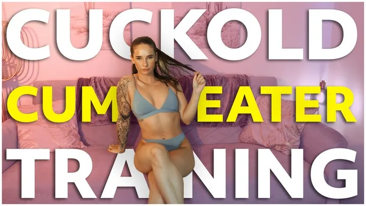 Cuckold Cum Eater Training - Ashleigh