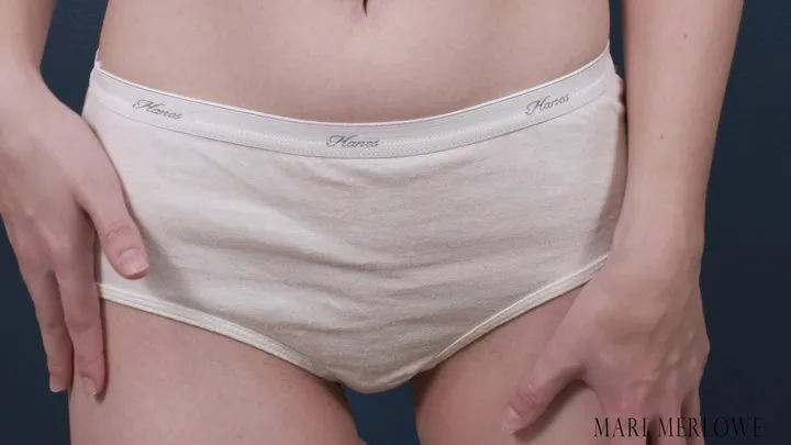 Panty Fetish White Cotton Granny Panties