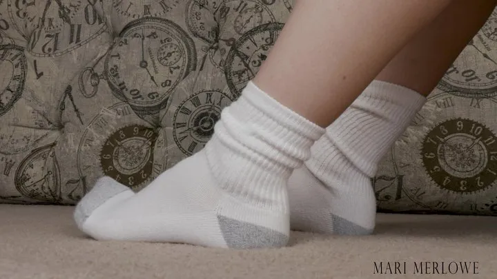 Socks Feet Play Side View - Mari Merlowe