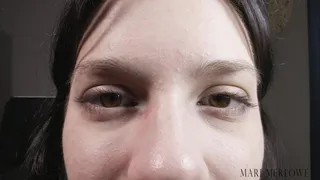 Extreme Close Up Eye and Face Worship - Mari Merlowe