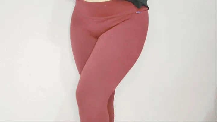 Pee on red leggings