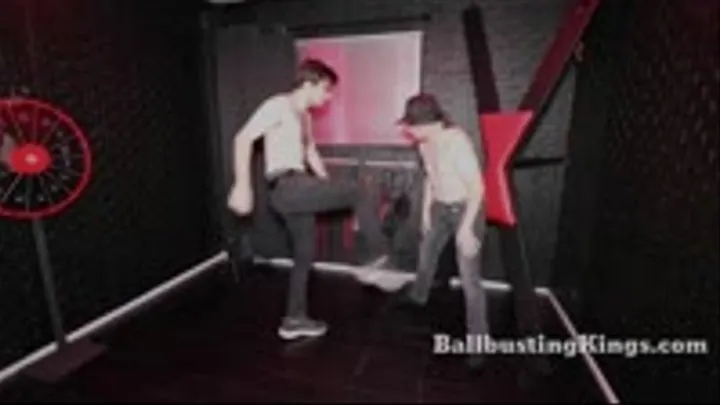 Stripping and Kicking - Ballbusting Kings