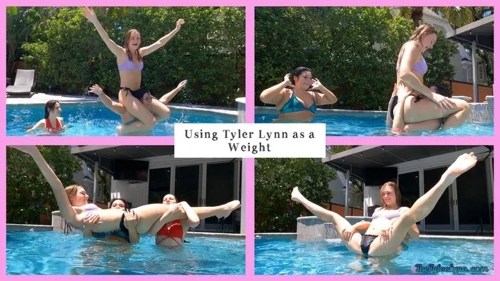 Using Tyler Lynn as a Weight : featuring Alisabeth & Ziva Fey