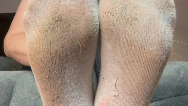 Dirty Sock Tease - Goddess Alya mesmerizes in this sexy dirty foot clip featuring sock smelling, teasing, dirty soles, and more