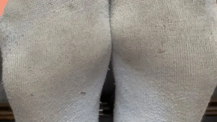 Silent Muddy Sock Worship - Goddess Alya played in mud puddles again in this silent clip where she lets you worship her dirty socks foot fetish socks sock fetish