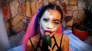 halloween huge cucumber cum