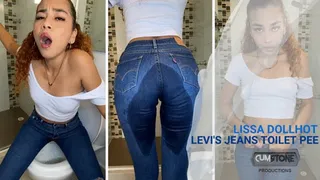 LEVIS JEANS TOILET PEE