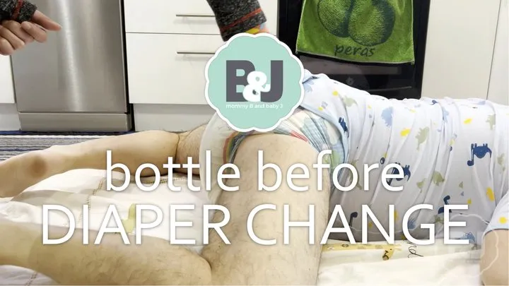 Bottle before diaper change