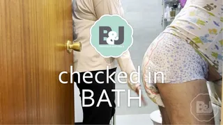 Checked in bath