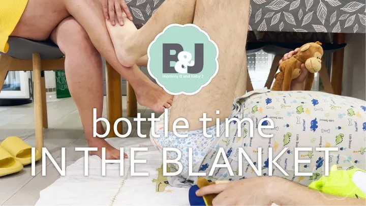 Bottle time in the blanket