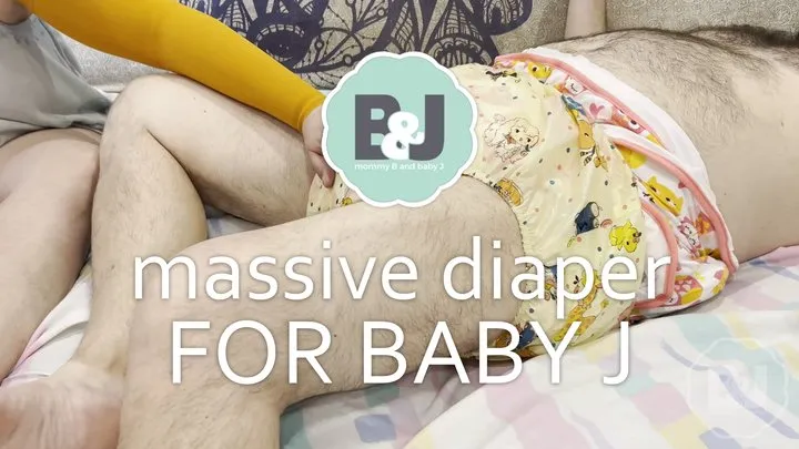 Massive diaper for baby J