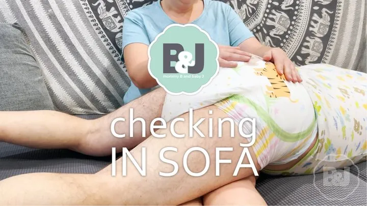 Checking in sofa