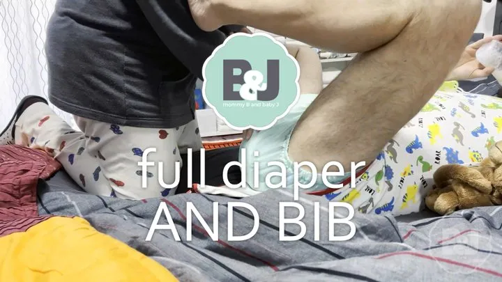 Full diaper and bib