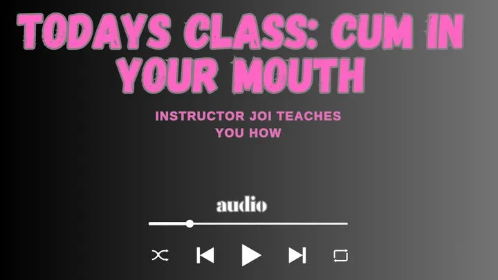 Instructor Joi presents: CEI class