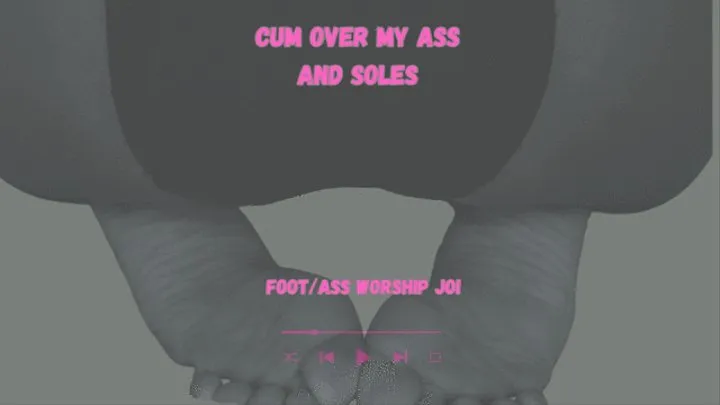 Cum on my ass and soles - joi audio with countdown read in sexy nordic accent