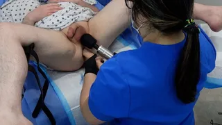 Patient receives anal dilation and stretching surgical medfet procedure