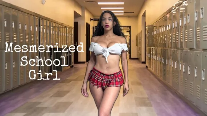 Mesmerized School Girl