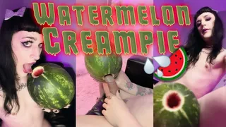Juicy Watermelon Creampie
