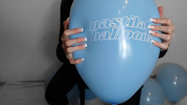 testing the sky blue nastila balloons