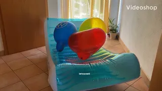 balloon squeeze with air mattress