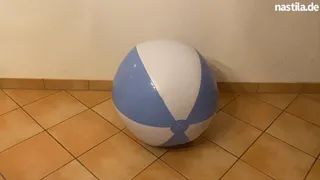 spitting on a beachball