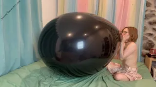 Blow to Pop Black 36'' Black China Balloon