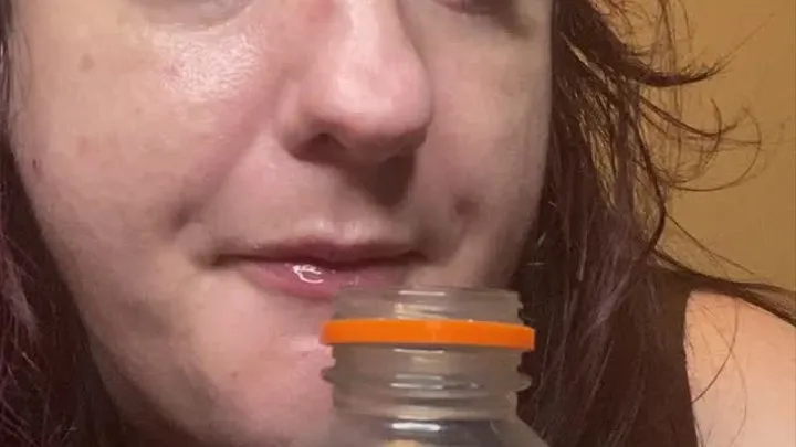 BBW Chugs Sports Drink and Cant Stop Burping