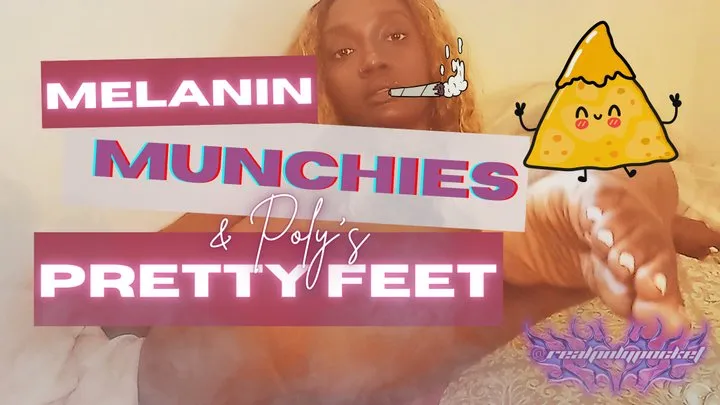 Smoking & Eating Nachos Ebony Feet POV