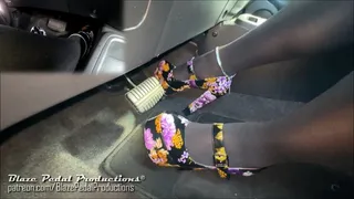 909-Patty's Floral Heels Pantyhose Lucky Drive