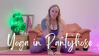 Yoga in Pantyhose day 32