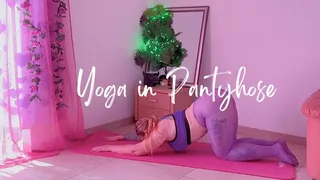 Yoga in Pantyhose day 36