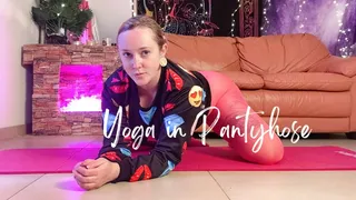 Yoga in Pantyhose day 8