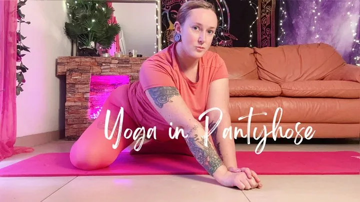 Yoga in Pantyhose day 10