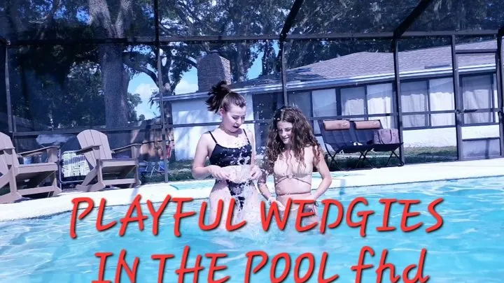 PLAYFUL POOL WEDGIES!