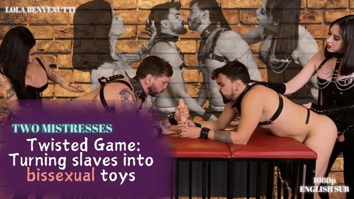 Two goddesses dominating and turning two men into sex slaves english captions