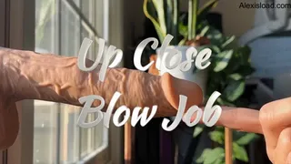 Close Up Dildo Blowjob