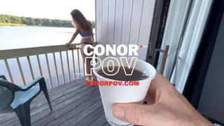 Coffee and Cumming Alexis Load takes Conor Pills in Hotel
