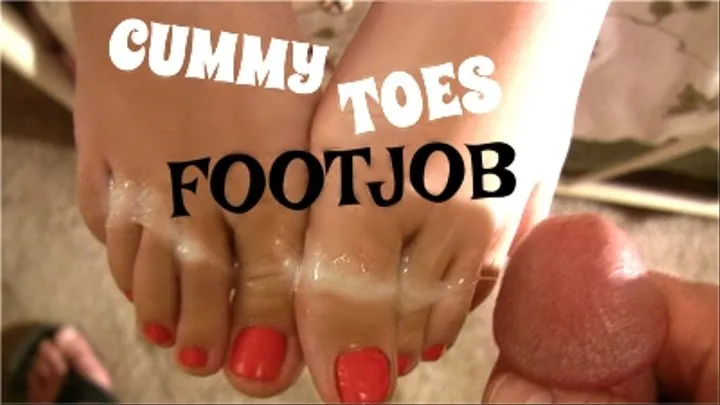 CUMMY TOES FOOTJOB - PORTRAIT