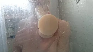 Fucking myself in the shower